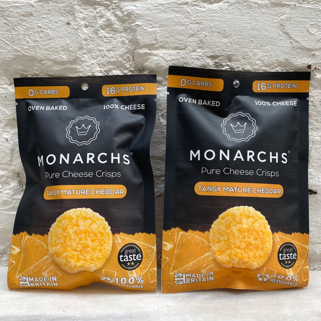 Monarchs Pure Cheese Crisps, Tangy Mature Cheddar