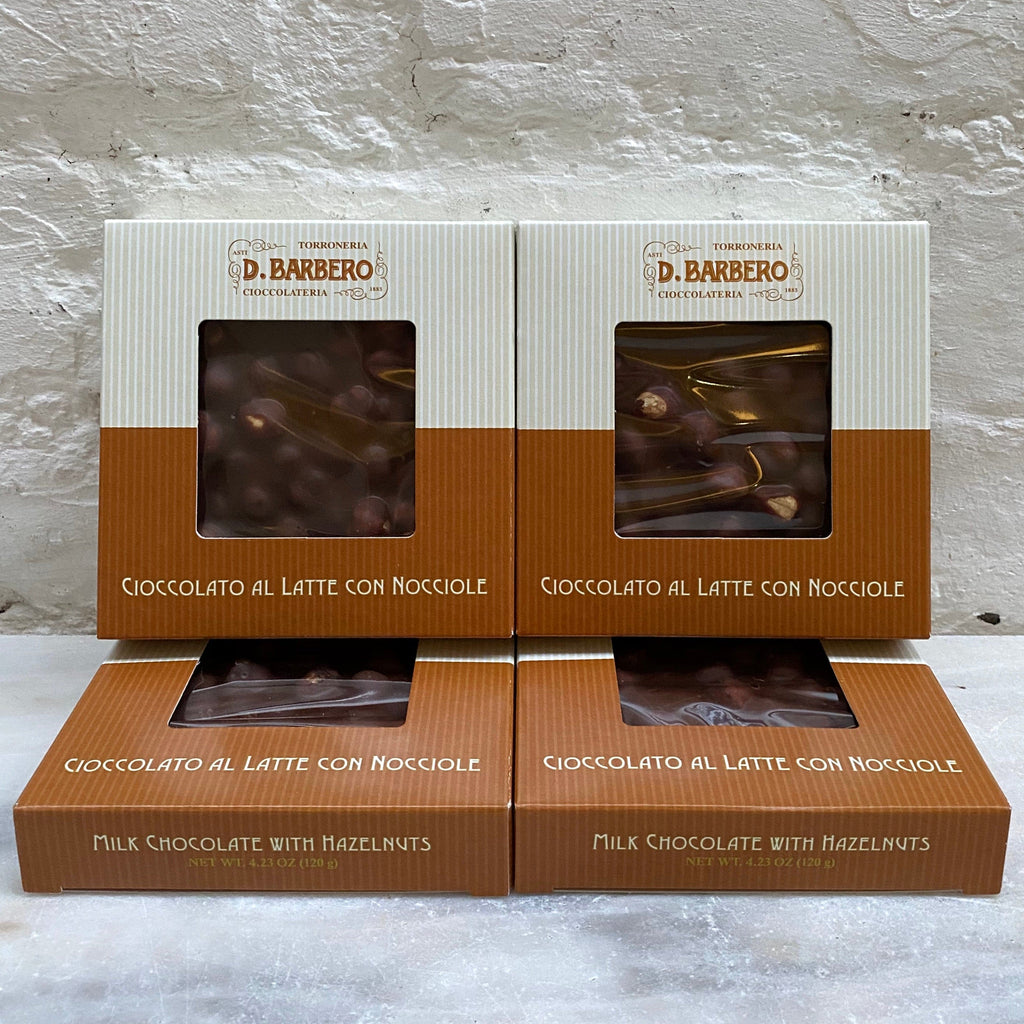 Chocolate Bar with Hazelnuts, Milk, Davide Barbero