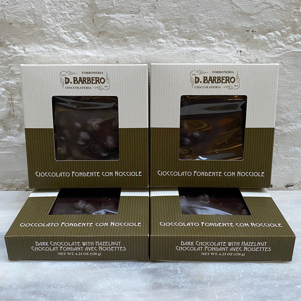 Chocolate Bar with Hazelnuts, Dark, Davide Barbero