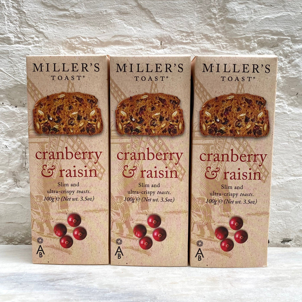 Cranberry & Raisin Toasts, Miller’s